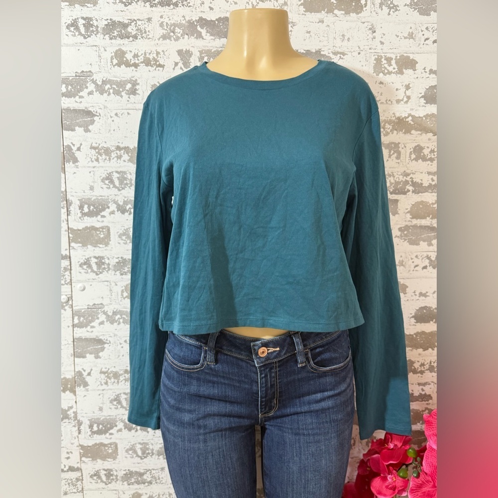 Wild Fable Teal Long Sleeve Top